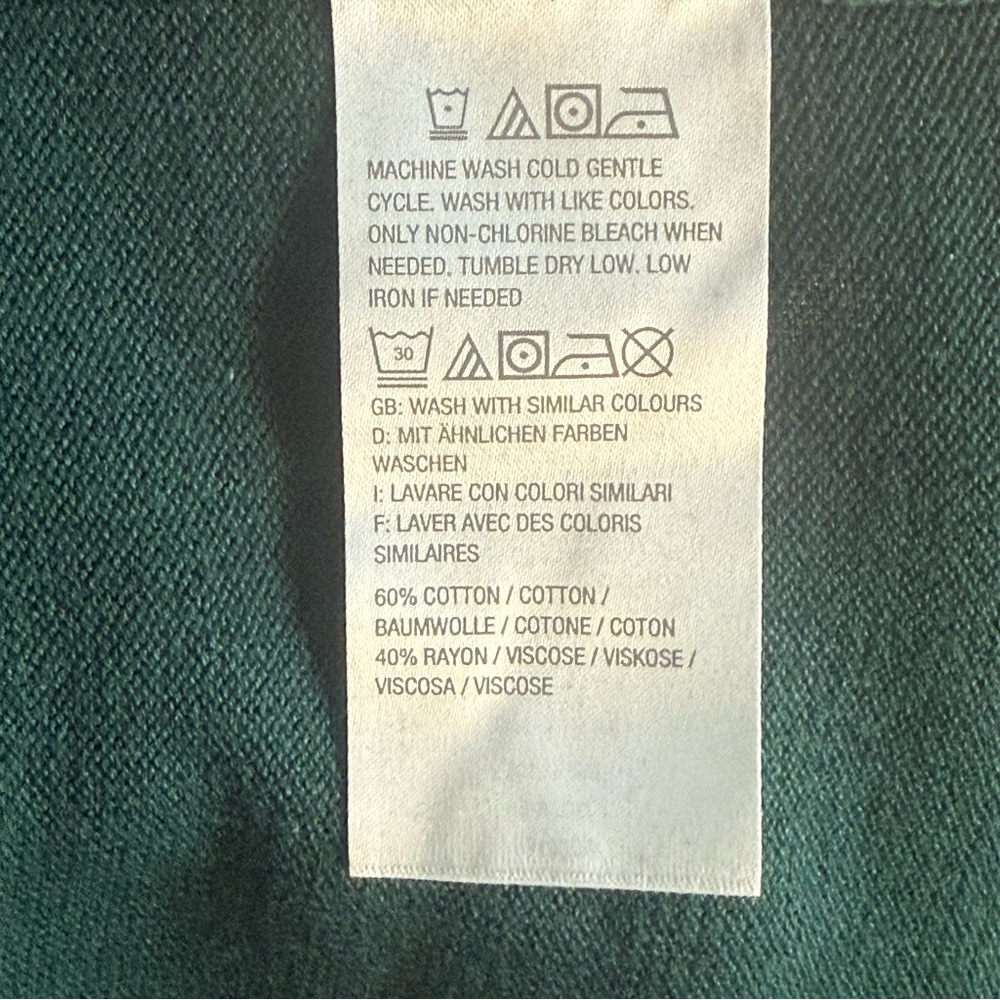 IZAACMIZRAHILIVE! Dark Green Cardigan With Pockets NWT - Picture 8 of 9